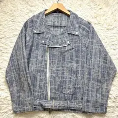 美品！NO ID. デニムジャケット　ライダース　ベルト　JKT ONE