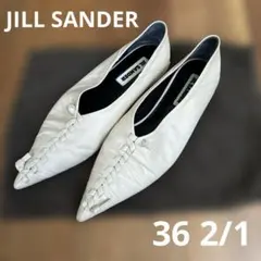美品】JIL SANDER Ring BALLERINA CREAM 35 - メルカリ