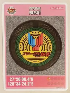 知名 マンホールカード