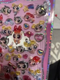 【正規品・新品】パワーパフガールズ プチドロップステッカー POPSEAL