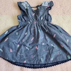 メゾピアノ アイスクリーム柄 チュニック 100