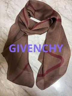 中古品★ジバンシィGIVENCHY シルクシフォンストール　正規品のサムネイル