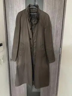 ダーバン　ブラウン ステンカラーコート LL ライナー付き