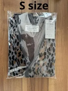 ワコマリアLEOPARD JACQUARD KNIT CARDIGAN