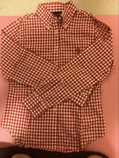 Brooks Brothers 長袖シャツ ギンガムチェック 赤
