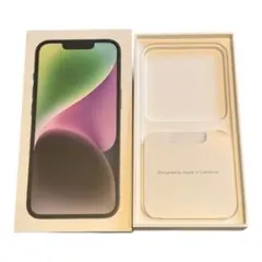 iPhone14 空箱　ステッカー付き シムピンなし