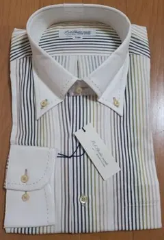 ストライプ 長袖シャツ 新品タグ付き