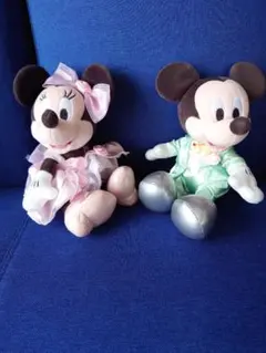 新品☆/激レア/ミッキー＆ミニー/縫いぐるみ/ウェディングタキシード＆ドレス
