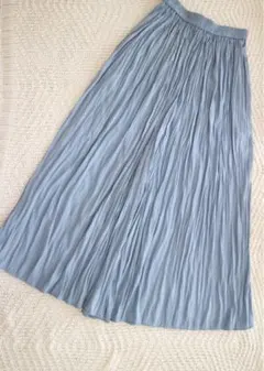 ユニクロ サテン スカート パンツ ワッシャー