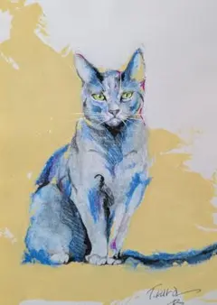 木原千春 5分間ドローイング 猫 2020年 木原千春5分間ドローイング/CATエスキース7 - メルカリ