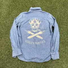 469 WACKO MARIA Skull Chambray Shirt Sのサムネイル