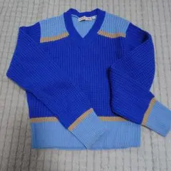 ユニクロ MARNI ポップコーンニット ブルー