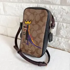 希少✨ コーチ バスキア ショルダーバッグ シグネチャー 恐竜 PVC 