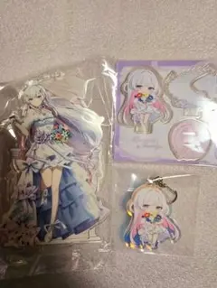 超かぐや姫 ウェディングドレス 酒寄彩葉 アクスタ 同人 3点セット