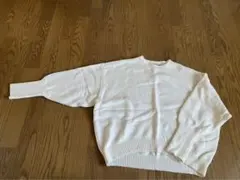 Samansa Mos2 アイボリー セーター