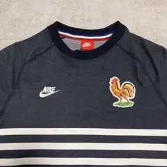 ナイキNike XL フランス代表　ネイビー ストライプ トレーナー