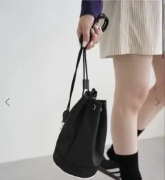 スローブシトロンナイロンショルダーバッグ WEB限定》SLOBE citron. Nylon Frill shoulder BAG（ショルダーバッグ