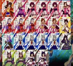 ウマ娘×北総鉄道×白井市コラボ　トレーディングカード　計22枚