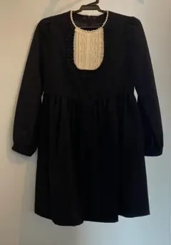 ジルスチュアート黒ワンピース