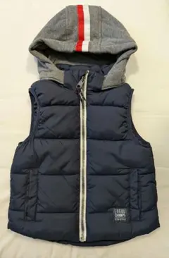 H&M(フード取り外し可) キッズ ダウンベスト100cm