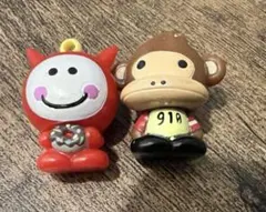 平成レトロ　当時物　バスボム　ハニー・デビル⭐︎ちびゾー　ボールチェーンマスコット