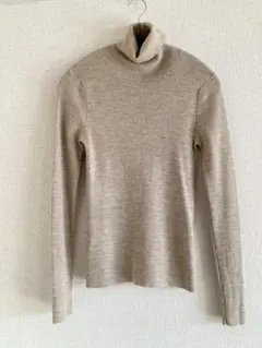 タートルネック ウール ニット