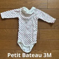 美品！PETIT BATEAU 3m 60 襟付きボディ