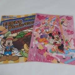 ディズニークリアファイル 2枚セット　ミッキー　ミニー　ドナルド　デイジー