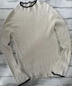 LAKORE 12ゲージリブモックネックプルオーバー　M