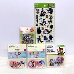 ズートピア シール5種セット 正規品 【新品・未開封】