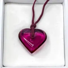 ラリック LALIQUE ハート トップ 赤 レッド 欠け アムールボーク 