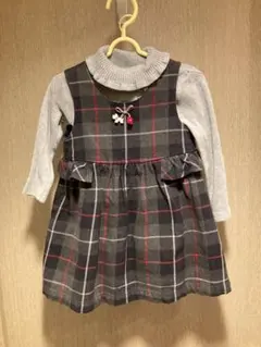 ファミリア ワンピースとタートルネックのセット 90cm