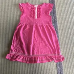 3can4on ピンク 半袖ワンピース120