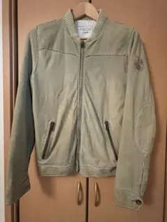 Archive 00s Diesel ind レザー×ニット ジャケット 古着