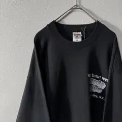 マ*ル様 雰囲気抜群 90s USA製 サンフェード カレッジ ロンT vint