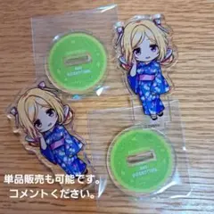 ホロライブ　１期生アキ•ローゼンタール　極楽湯　アクリルスタンド　2点セット　Y