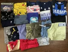 130サイズ　男の子　服　夏　半袖　半ズボン　ハーフパンツ　パジャマ　まとめ売り