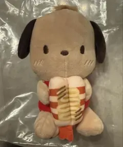 【サンリオxスシロー】はぴだんぶいコラボ　ポチャッコ ぬいぐるみ⭐︎