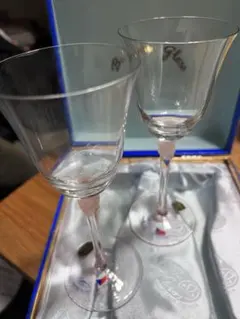 Bohemia Glass ワイングラス 2個セット