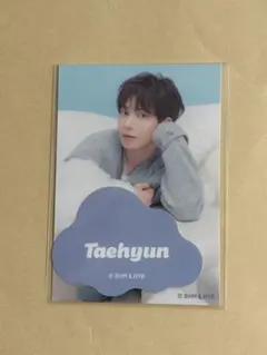 TXT カフェ　テヒョン　くじ　ステッカー2種セット　未開封未使用