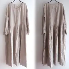 専用出品です。nest robe リネン近江晒しタックフレア2wayワンピース