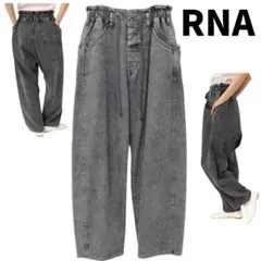 RNA ARCH RYM ブラック ワイドパンツ デニム　イージーハイクパンツ