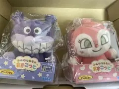 アンパンマンふんわりカラーマスコット ぬいぐるみ ドキンちゃん ばいきんまん
