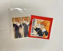 ハイキュー　極楽湯　コースター　特典ステッカー 日向翔陽