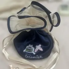cocoonist ポーチフリルサテン生地かわいいのサムネイル