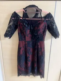 ROBE de FLEURS Glossy ミニキャバドレス