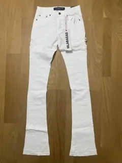 新品】 VALABASAS バラバサス フレアデニム ホワイト 29 - メルカリ