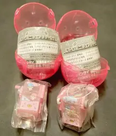 【2個セット】サンリオレトロミニチュアチャーム2 リトルツインスターズ　鉛筆削り