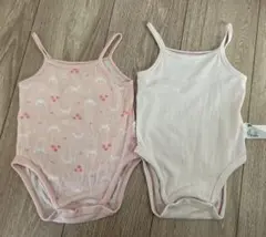 ベビー肌着 2枚セット メッシュ素材