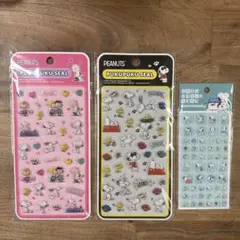 スヌーピー　ぷくぷくシール&ブロックシール②